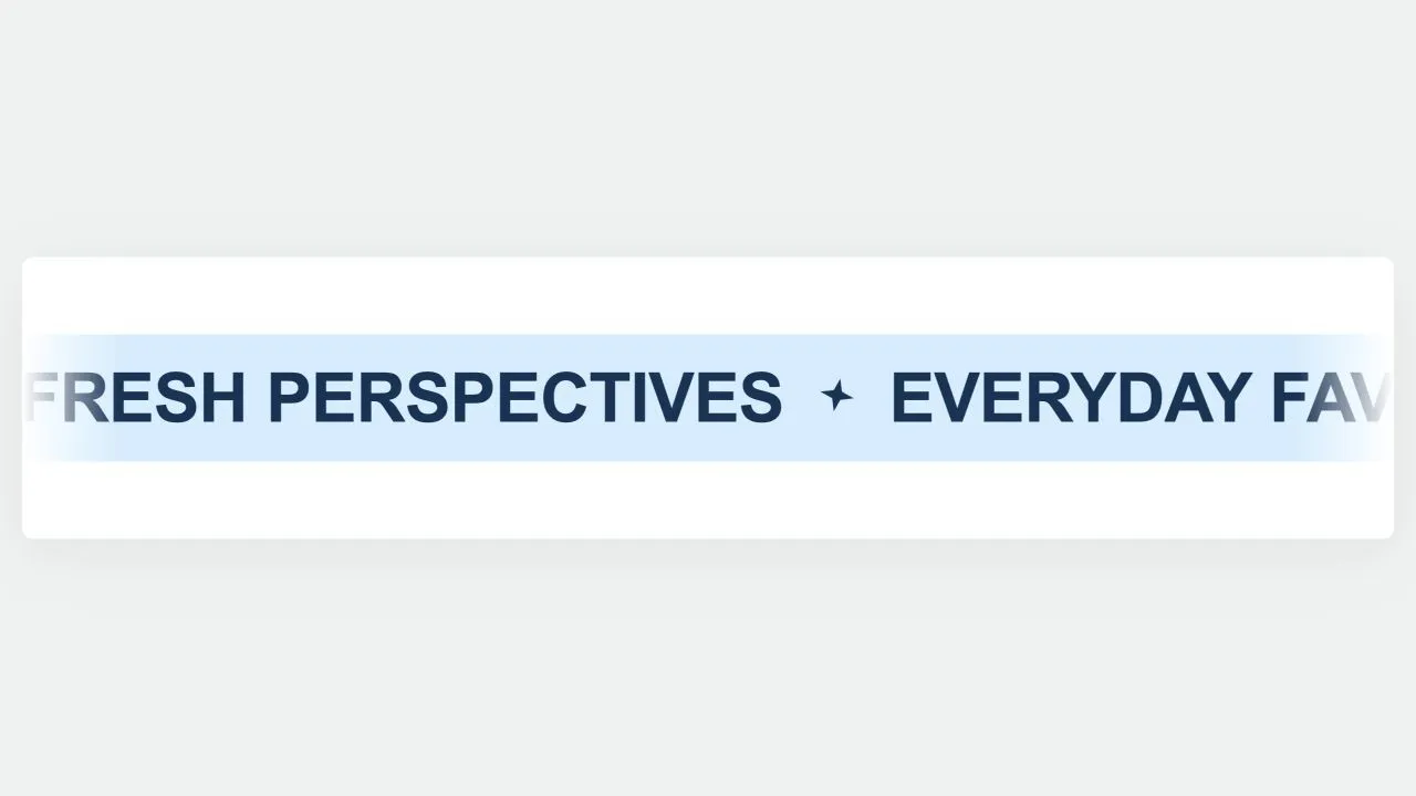 Preview of the Marquee 1 Shopify section