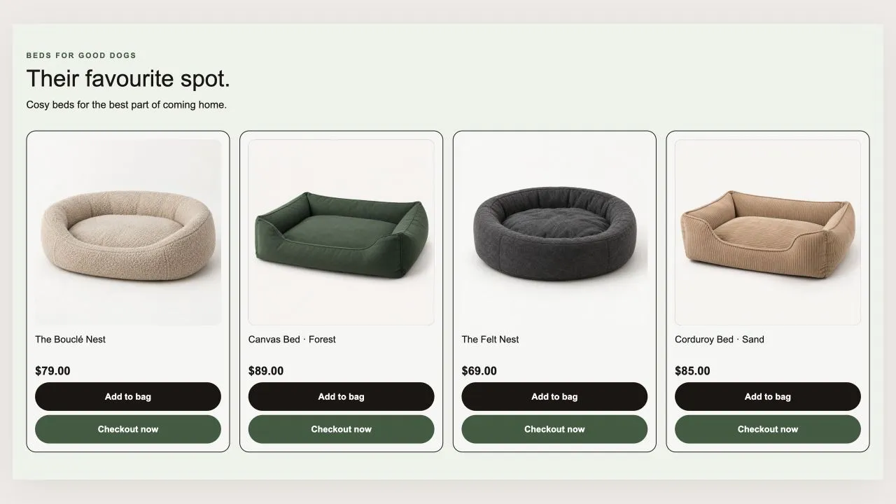 Preview of the Product Grid 5 Shopify section