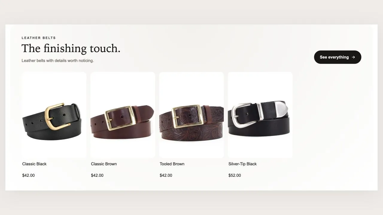 Preview of the Product Slider 10 Shopify section