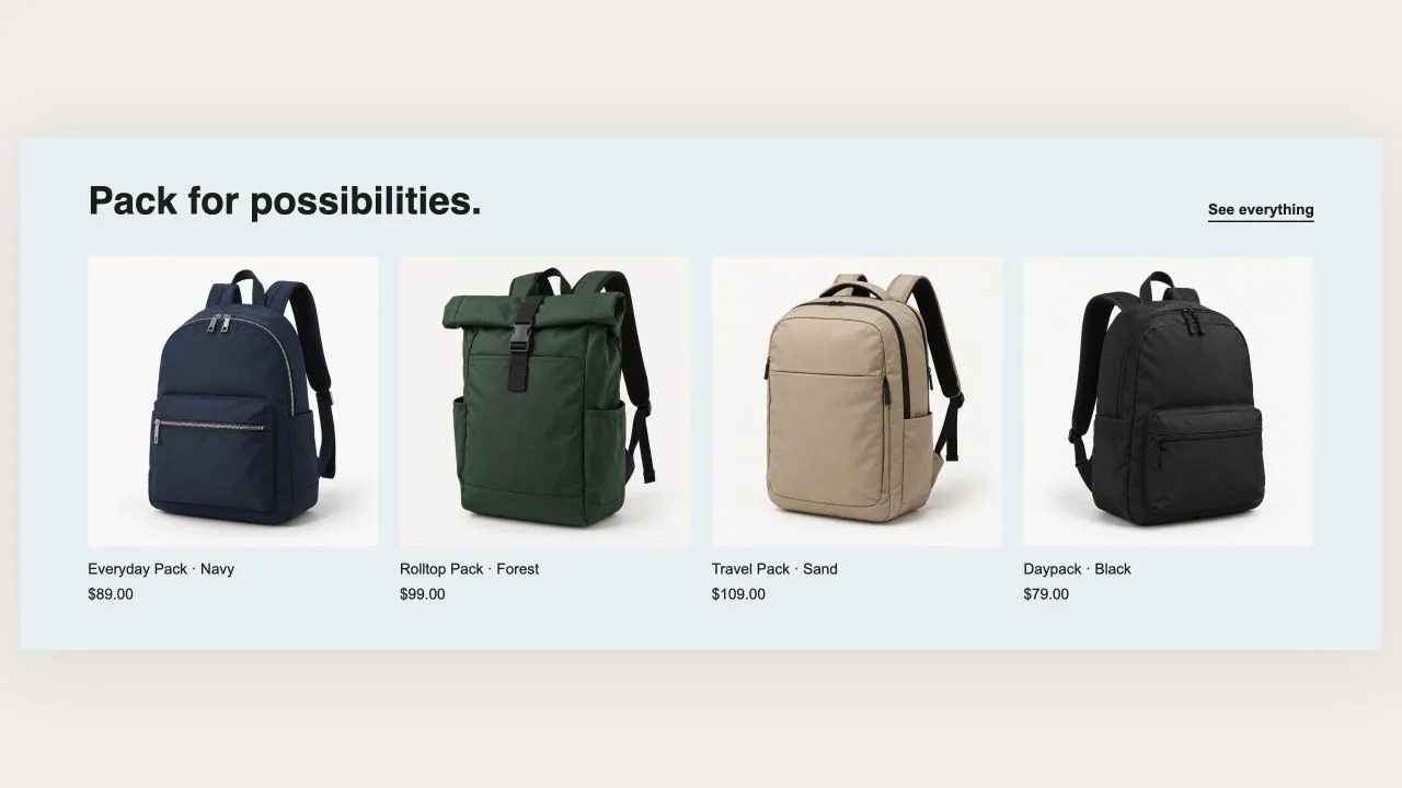 Preview of the Product Slider 4 Shopify section
