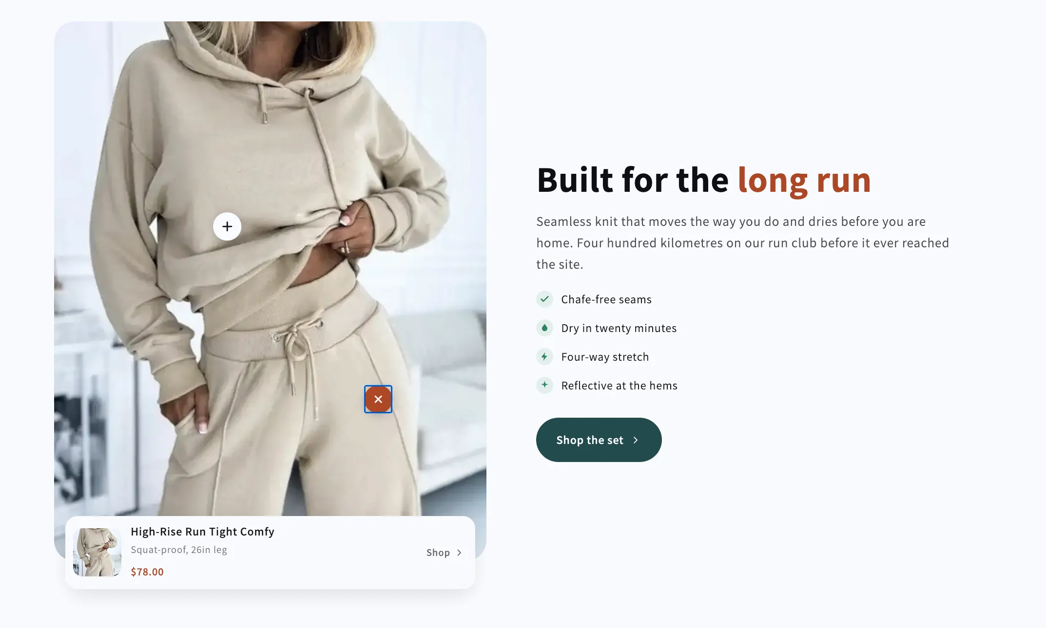 Preview of the Shop The Look 2 Shopify section